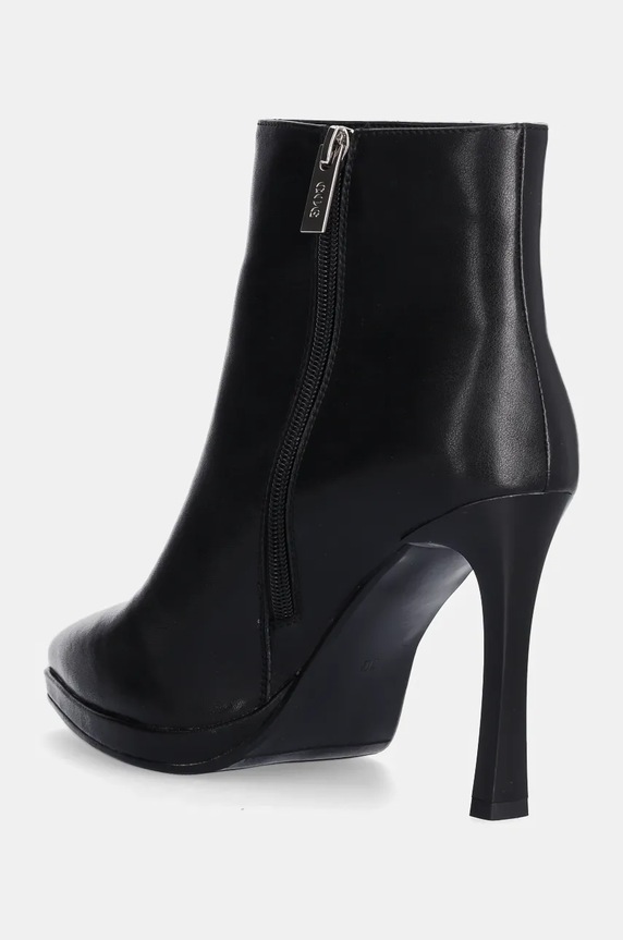 Obuwie GOE botki skórzane OO2N4208.BLACK czarny