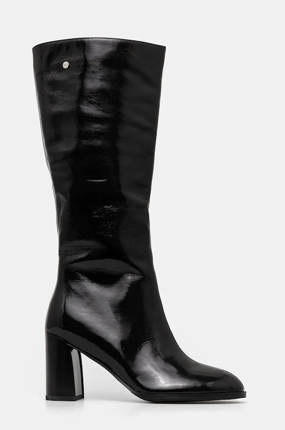 GOE cizme de piele OO2N4408.BLACK negru ZW24