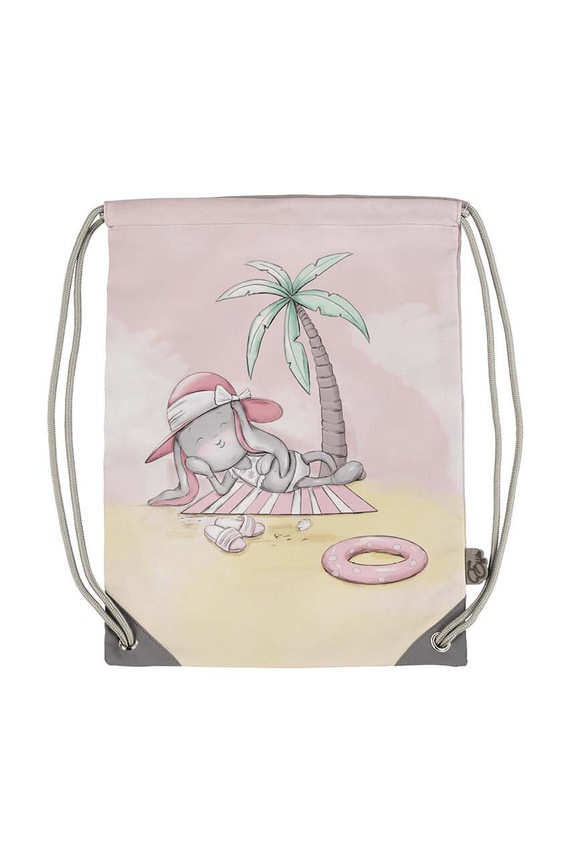 Effiki gyerek hátizsák Plażowiczka textil bézs Worek.plazowiczka