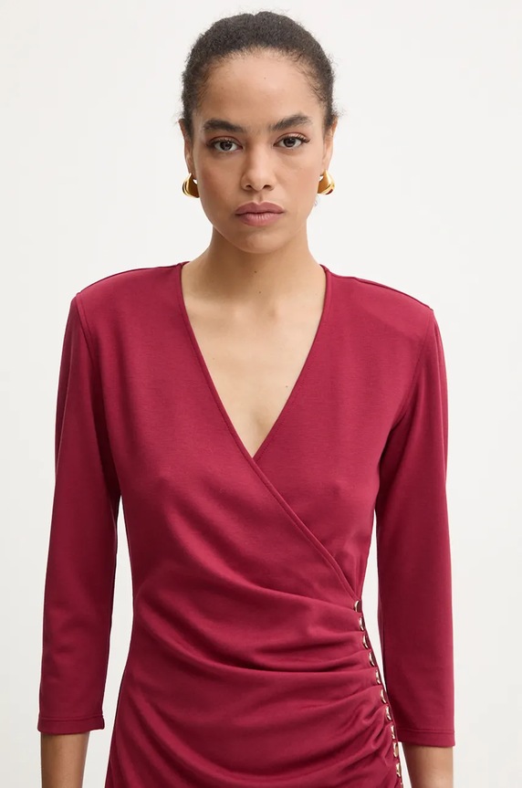 Haljina Blugirl Blumarine bordo RF4180.J4762