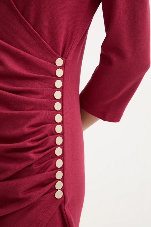 Haljina Blugirl Blumarine RF4180.J4762 bordo