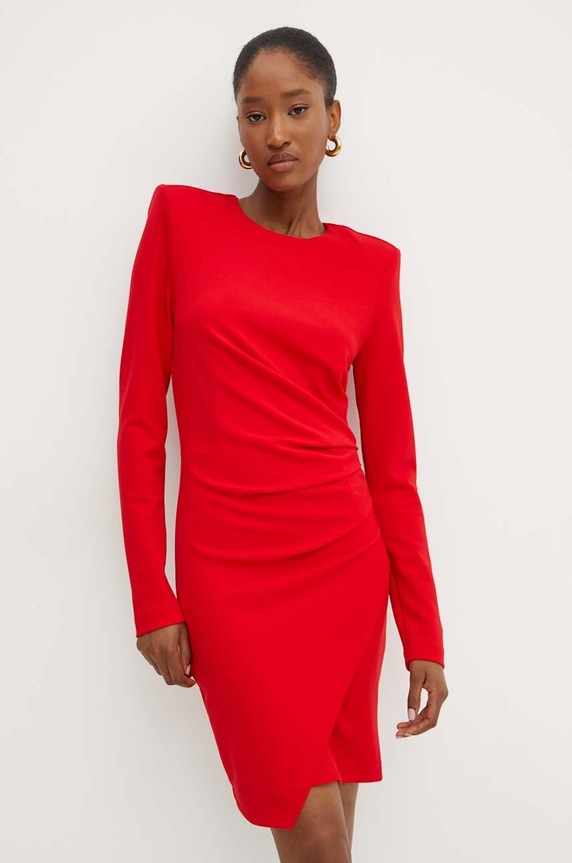 Haljina Silvian Heach OLEMIA pletivo crvena GPA24041VE