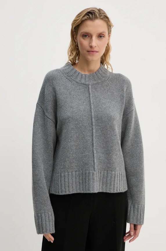 Vlnený sveter Day Birger et Mikkelsen Lula - Daily Cashmere vlna sivá DAY65243480