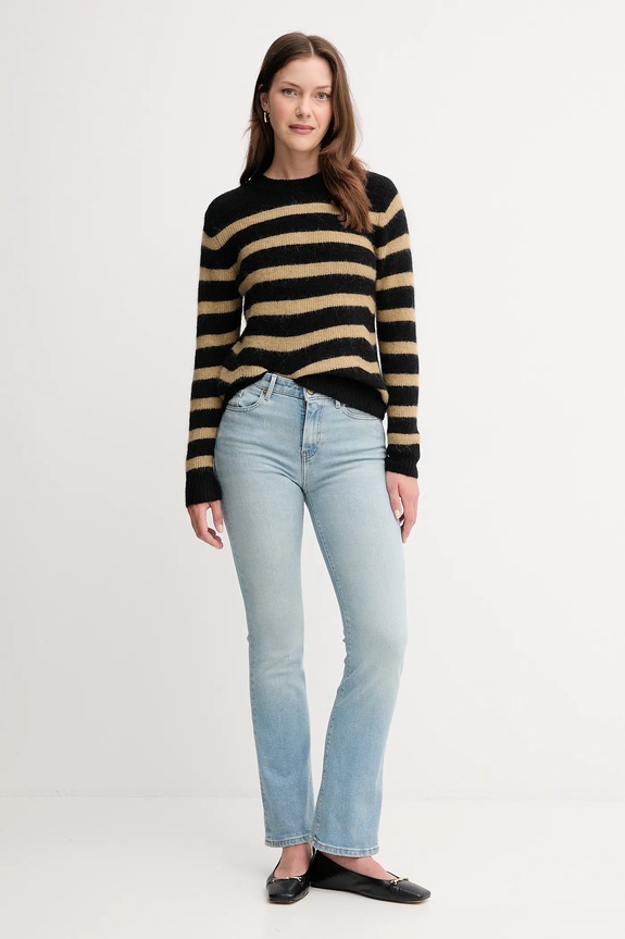 Μάλλινο πουλόβερ Mos Mosh 165660 μαύρο AW25