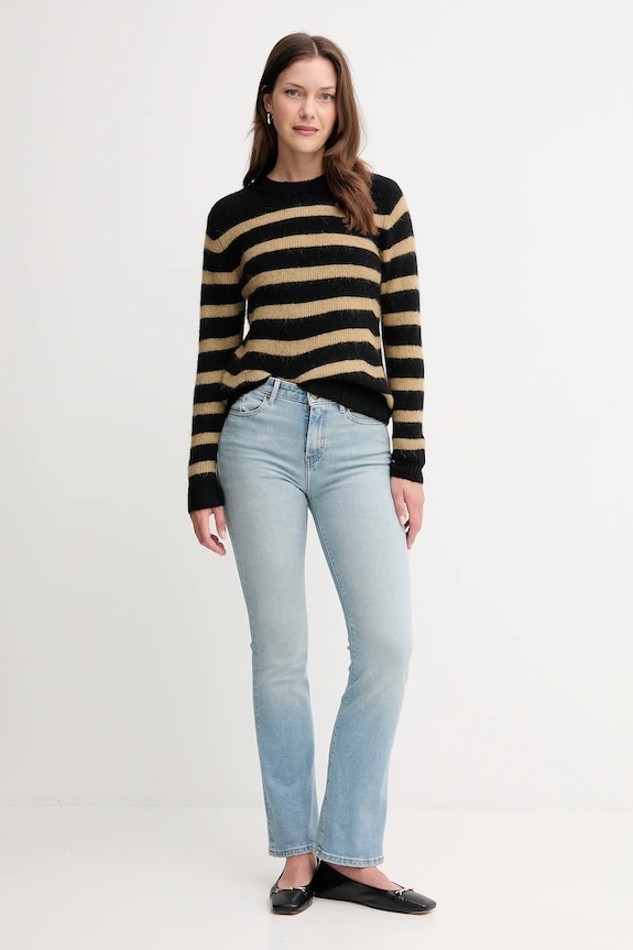 Μάλλινο πουλόβερ Mos Mosh 165660 μαύρο AW25