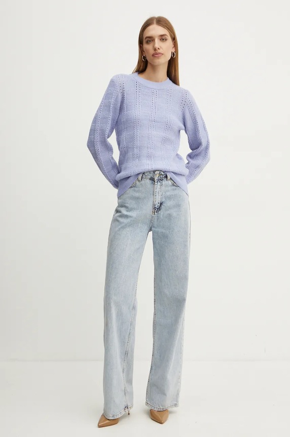 Silvian Heach pulover UMOK GPA24251MA violet ZW24