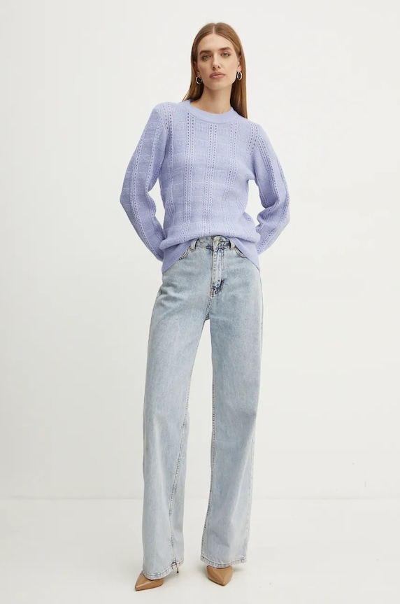 Silvian Heach pulover UMOK GPA24251MA violet ZW24