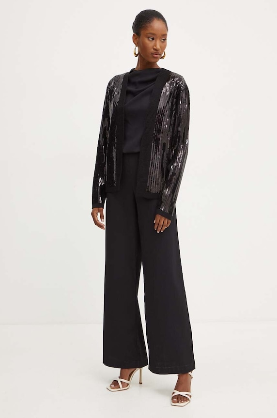 Silvian Heach sweter JUNGLE GPA24272CD czarny ZW24