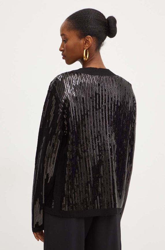 Odzież Silvian Heach sweter JUNGLE GPA24272CD czarny