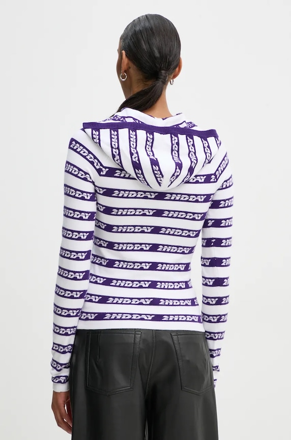 Odzież 2NDDAY sweter Conner 2245342404 biały