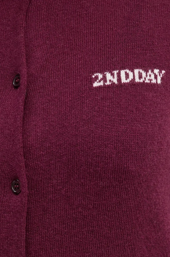 2NDDAY cardigan din amestec de lana Vinny TT 2245341408 violet