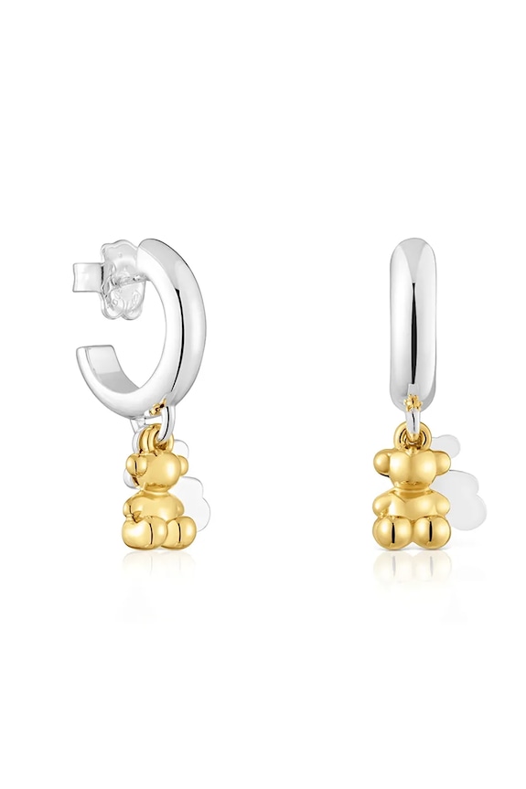 Tous cercei BOLD BEAR placat cu aur aur 1004448700
