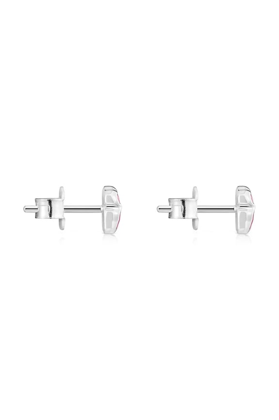Tous kolczyki srebrne ICON COLOR LGG 1004492000 różowy ZW25