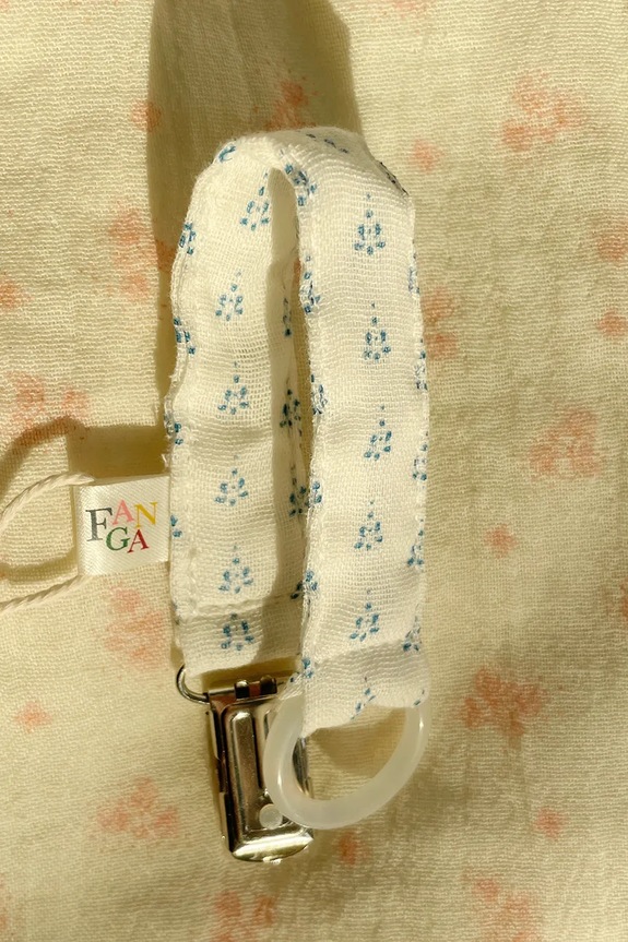 Κλιπ πιπίλας Fanga Fontana VEN PACIFIER STRAP FA100009 μπλε ZW25