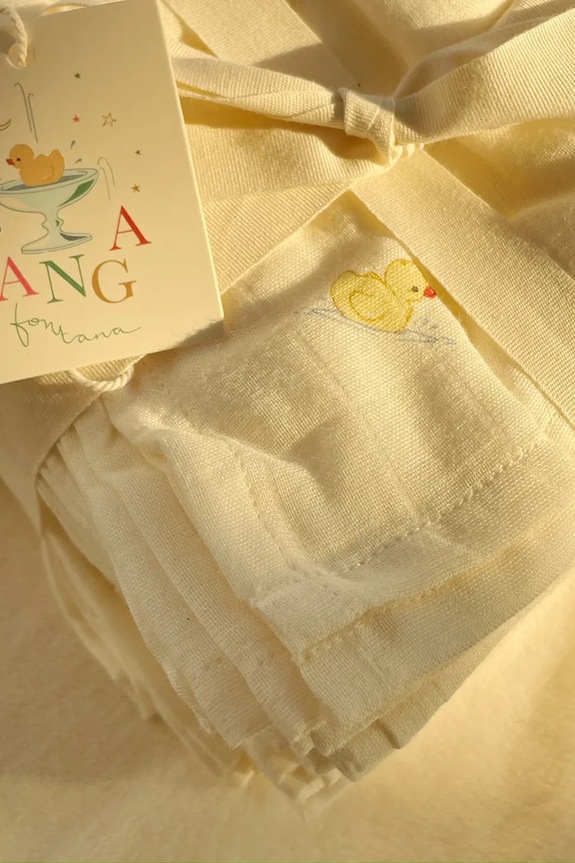 Sada uterákov Fanga Fontana NUVOLI 10 PACK MUSLIN CLOTH GOTS 10-pak FA100010