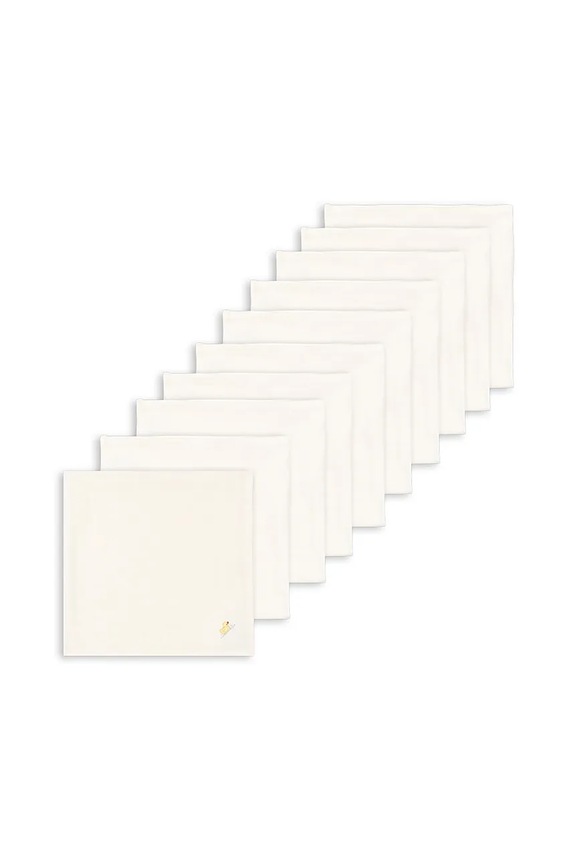 Sada uterákov Fanga Fontana NUVOLI 10 PACK MUSLIN CLOTH GOTS 10-pak FA100010 béžová ZW25