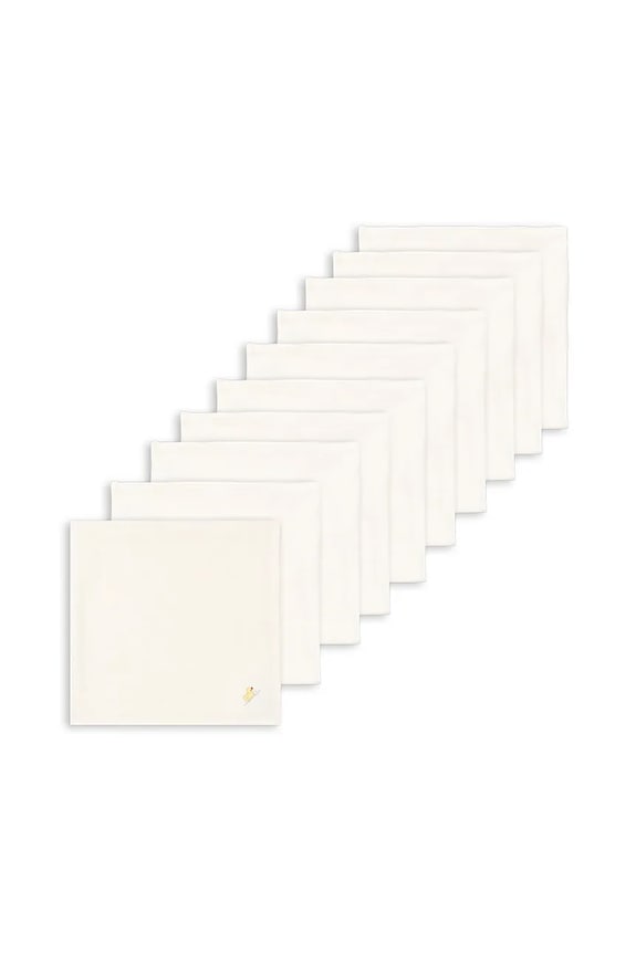 Sada uterákov Fanga Fontana NUVOLI 10 PACK MUSLIN CLOTH GOTS 10-pak FA100010 béžová ZW25