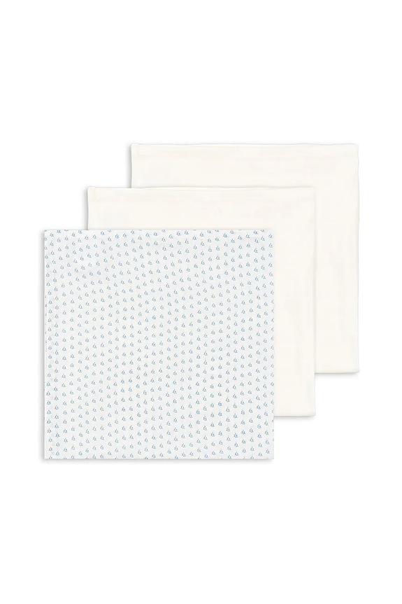 Σετ πετσέτες Fanga Fontana BELLINI 3 PACK MUSLIN CLOTH GOTS 3-pack FA100011 μπλε ZW25