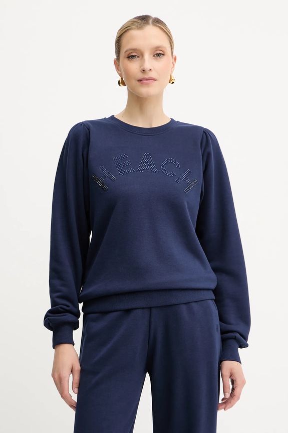 Silvian Heach bluza MARAUL aplikacja granatowy GPA25017FE