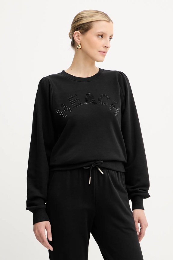 Silvian Heach bluza MARAUL aplikacja czarny GPA25017FE