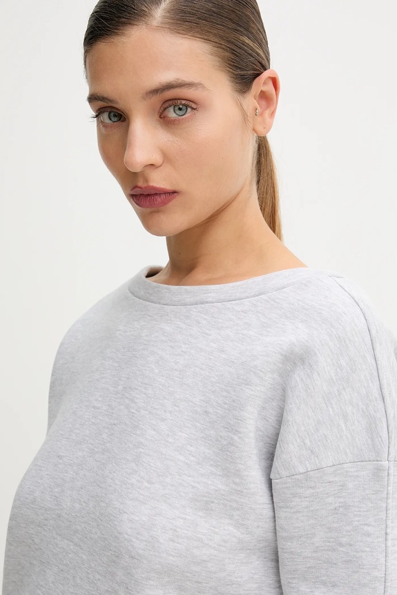 MUUV. bluza szary bluza.z.wycieciem.SOFT.
