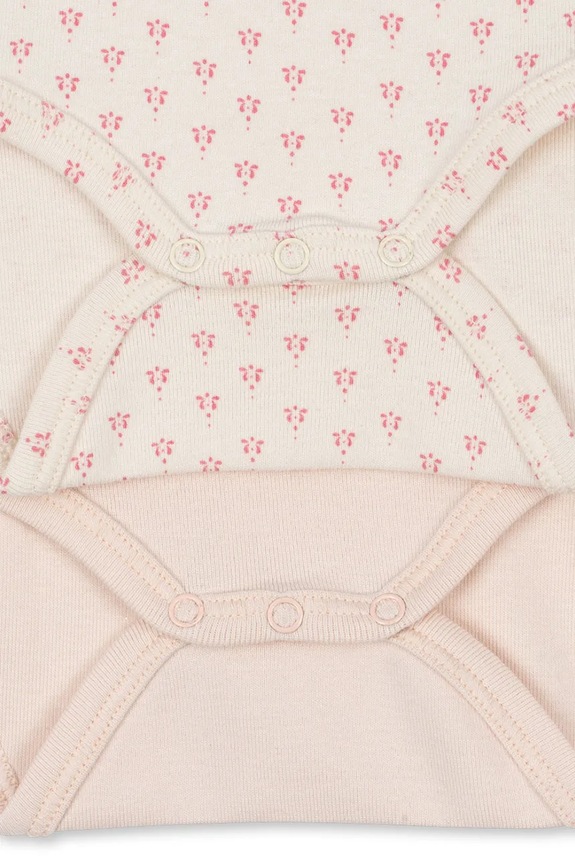 Κοριτσίστικα Φορμάκι μωρού Fanga Fontana BELLO 2 PACK LS BODY OCS FA100001 ροζ