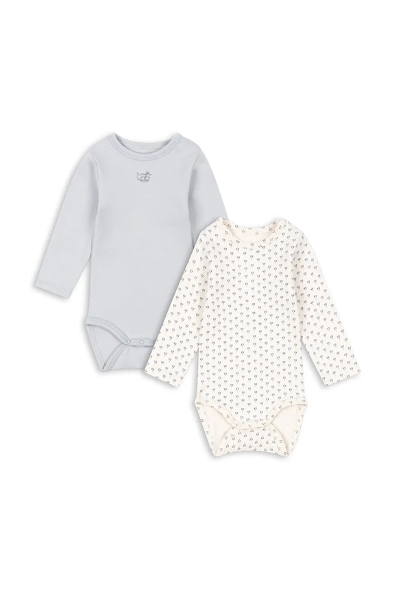 Fanga Fontana body bebe BELLO 2 PACK LS BODY OCS Produs pentru bebe albastru FA100001