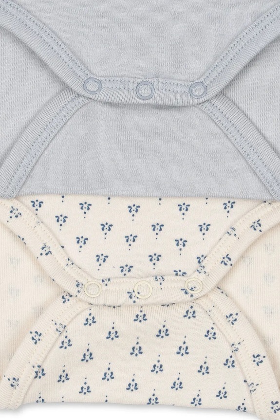Băieți Fanga Fontana body bebe BELLO 2 PACK LS BODY OCS FA100001 albastru