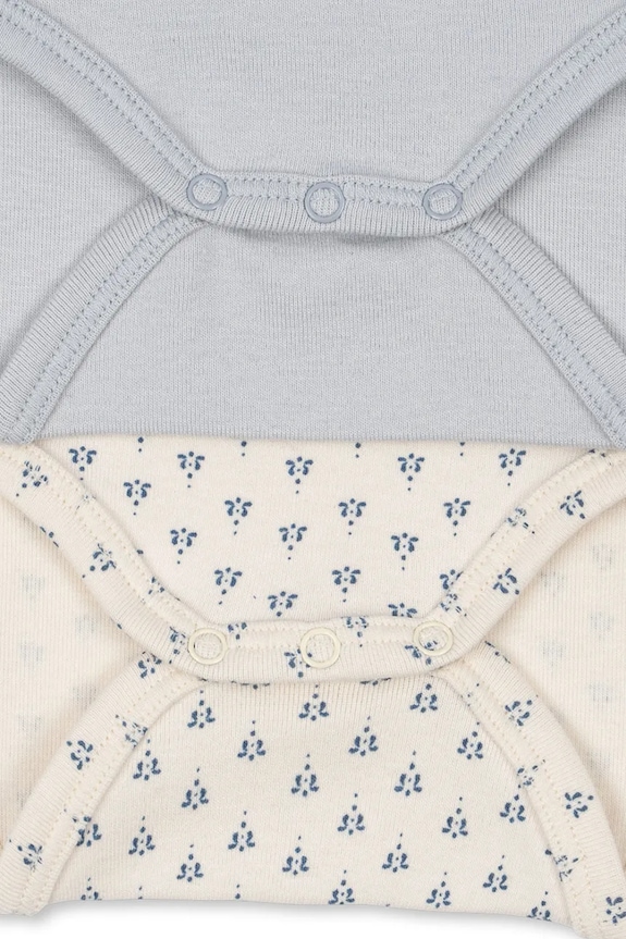 Băieți Fanga Fontana body bebe BELLO 2 PACK LS BODY OCS FA100001 albastru