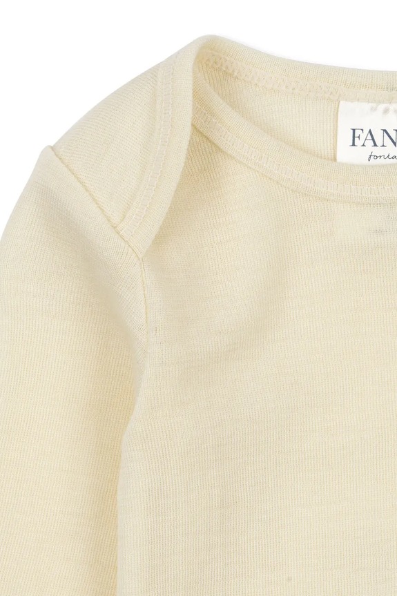 Κοριτσίστικα Μάλλινο κορμάκι Fanga Fontana ERBA WOOL LS BODY FA100029 μπεζ