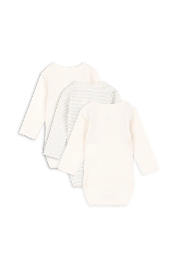 Fanga Fontana body bebe FIO STRIPE 3 PACK LS BODY OCS 3-pack FA100035 bej ZW25