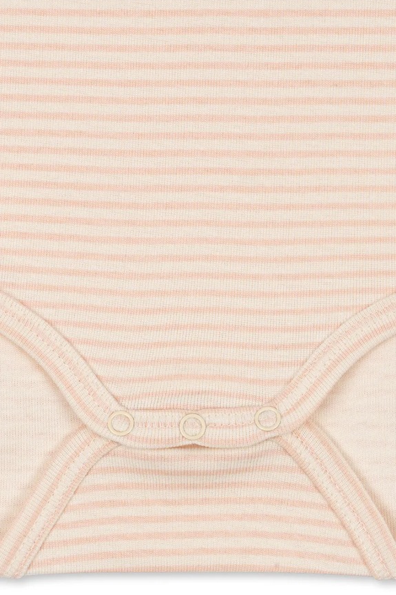 Fanga Fontana body niemowlęce FIO STRIPE 3 PACK LS BODY OCS 3-pack FA100035 beżowy