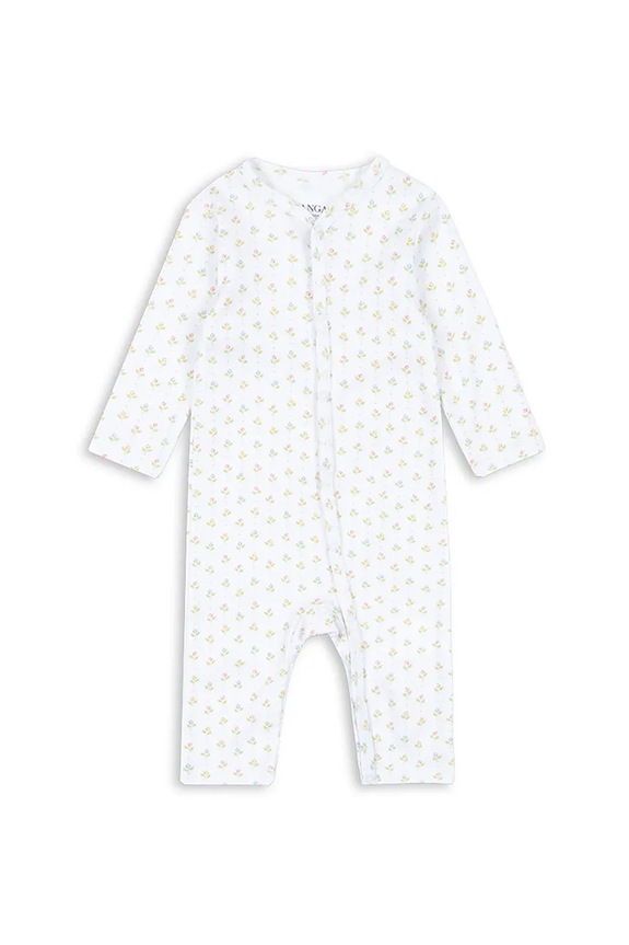Бебешки памучни ританки Fanga Fontana FIO ONESIE OCS За бебета бял FA100037