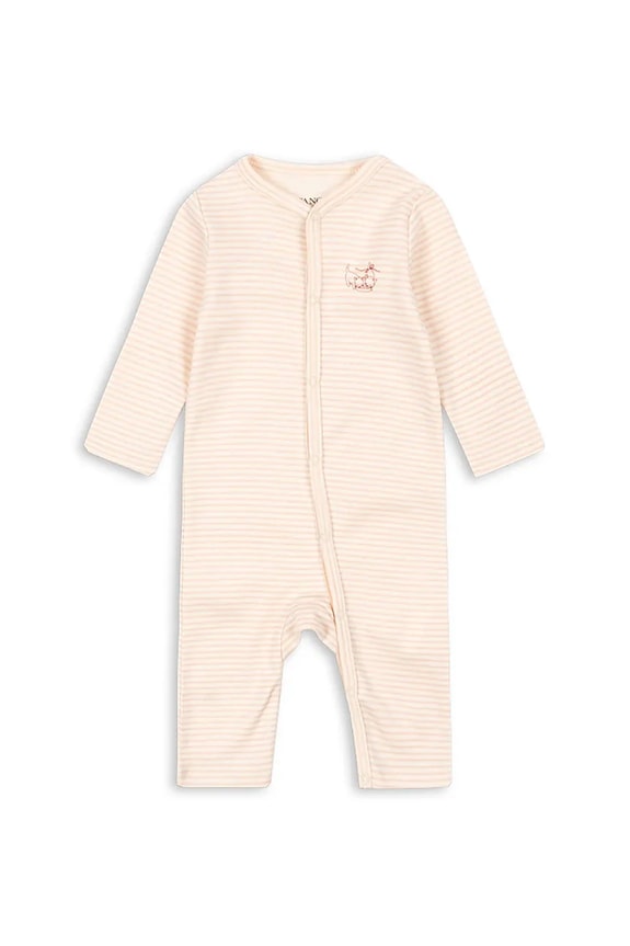 Fanga Fontana salopetă din bumbac pentru bebelusi FIO ONESIE OCS Produs pentru bebe bej FA100037