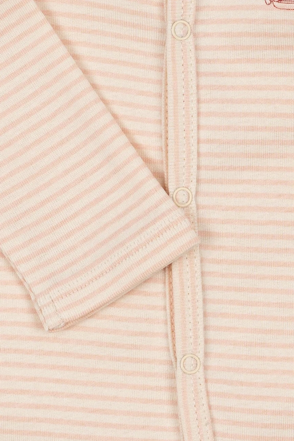 Fanga Fontana salopetă din bumbac pentru bebelusi FIO ONESIE OCS bej FA100037