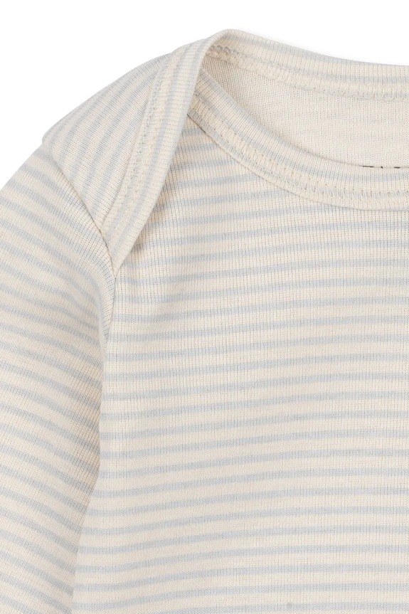 Băieți Fanga Fontana body din bumbac pentru bebelusi FIO STRIPE LS BODY OCS FA100045 bej