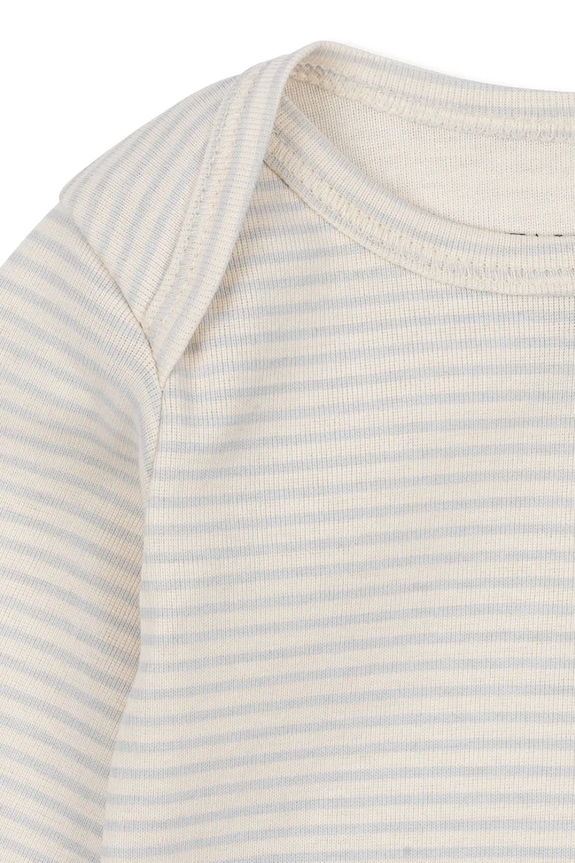 Băieți Fanga Fontana body din bumbac pentru bebelusi FIO STRIPE LS BODY OCS FA100045 bej