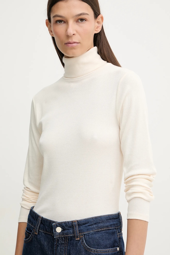 Marc O'Polo camicia a maniche lunghe beige 5000007490
