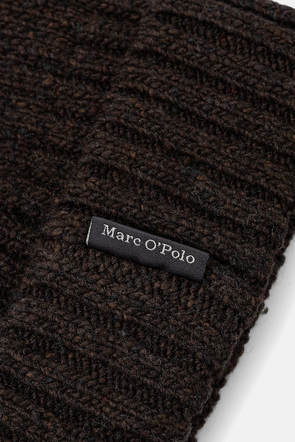 Αξεσουάρ Σκουφάκι με προσθήκη μαλλιού Marc O'Polo 530510901052 καφέ