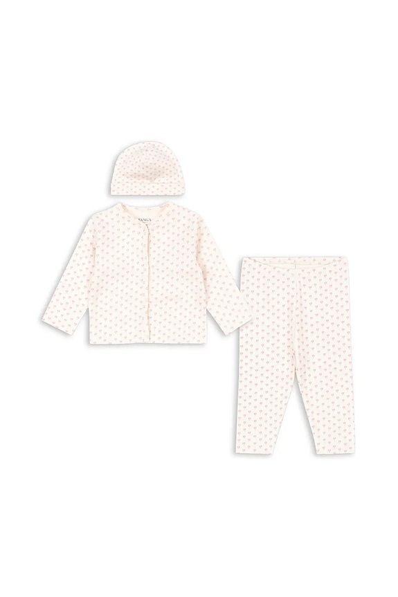 Σετ μωρού Fanga Fontana BELLO NEWBORN SET OCS πλεκτό ύφασμα ροζ FA100000