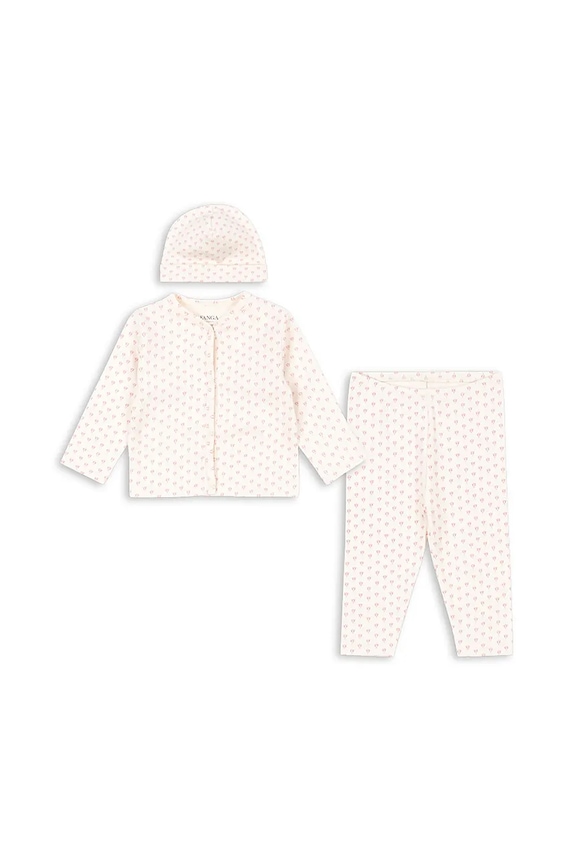 Σετ μωρού Fanga Fontana BELLO NEWBORN SET OCS πλεκτό ύφασμα ροζ FA100000