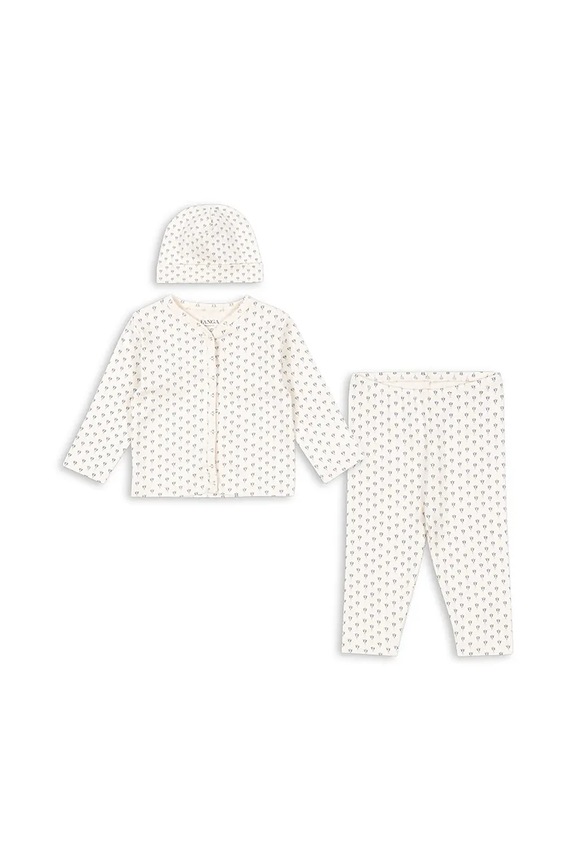 Σετ μωρού Fanga Fontana BELLO NEWBORN SET OCS πλεκτό ύφασμα μπεζ FA100000
