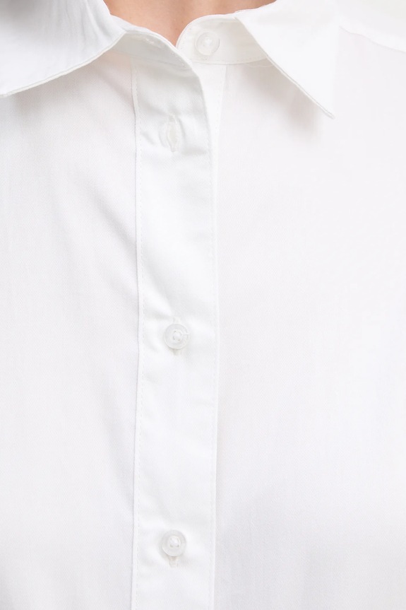 Silvian Heach camicia in cotone SEDOG GPA25074CA bianco