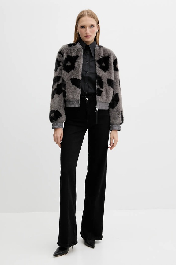 Silvian Heach camicia in cotone MASKA GPA25512CA nero ZW25