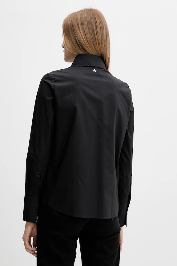 Abbigliamento Silvian Heach camicia in cotone MASKA GPA25512CA nero