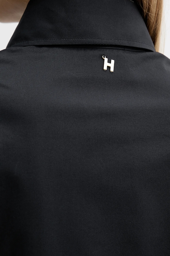 Silvian Heach camicia in cotone MASKA GPA25512CA nero