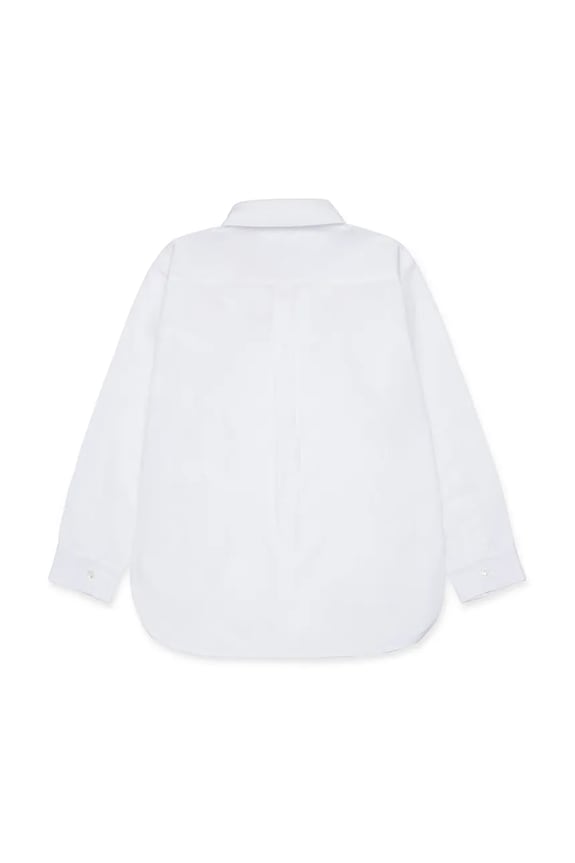 Deklice Otroška bombažna srajca MAX&Co. MAXC11F SHIRT MX0210 bela