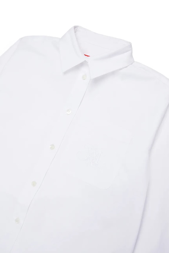 Otroška bombažna srajca MAX&Co. MAXC11F SHIRT bela MX0210