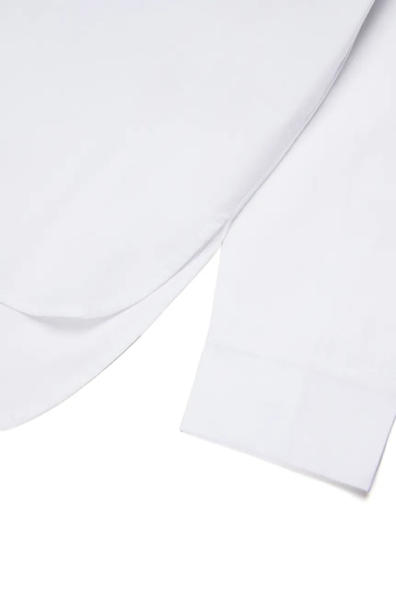 Otroška bombažna srajca MAX&Co. MAXC11F SHIRT MX0210 bela