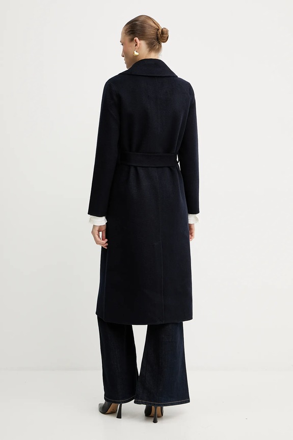 Odjeća Vuneni kaput Silvian Heach GOITIA GPA25329CP mornarsko plava